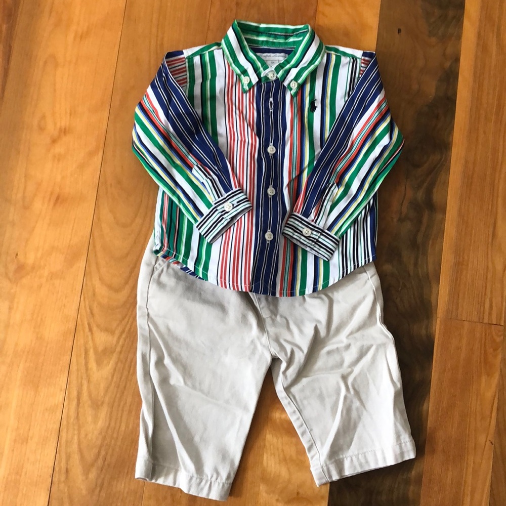 2 piece Ralph Lauren set 6 months